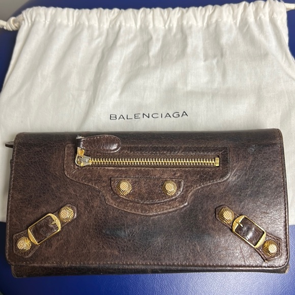 Balenciaga Brown wallet - Picture 1 of 4